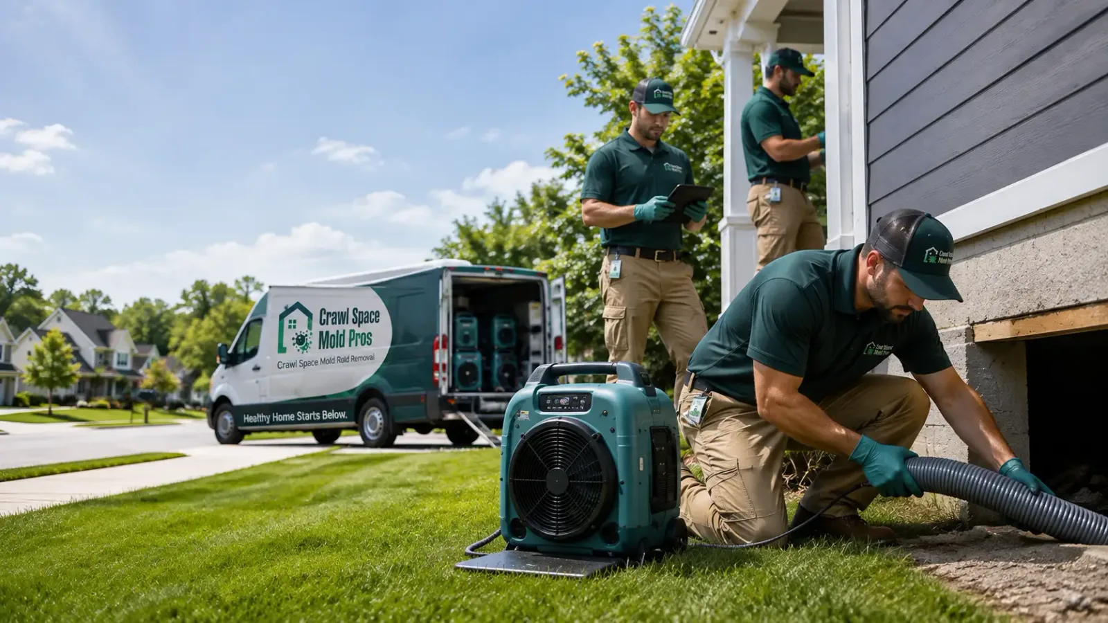 Crawl Space Mold Removal in Wayne, ME